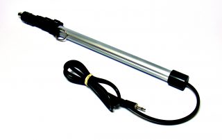 CARGO-SAFE PLUS magnetic transmitter mounted on the adapter plate fitted to the supplied tripod